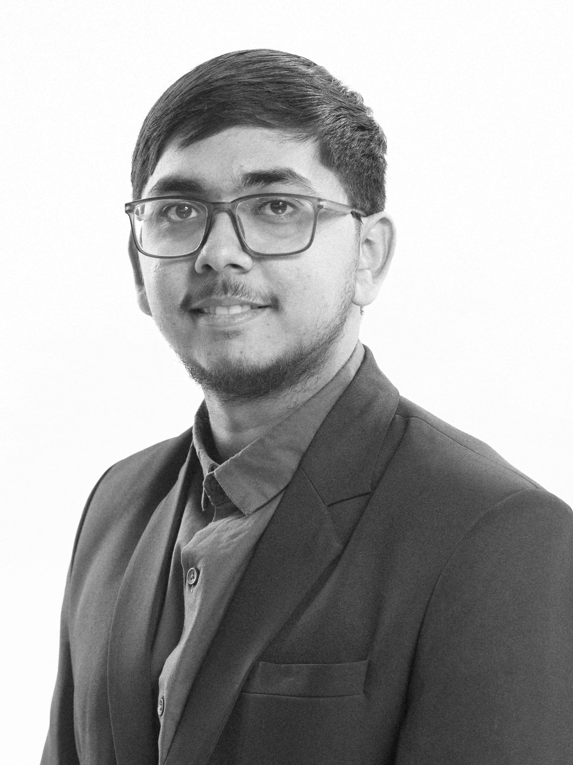 Om Patel, software engineer, headshot